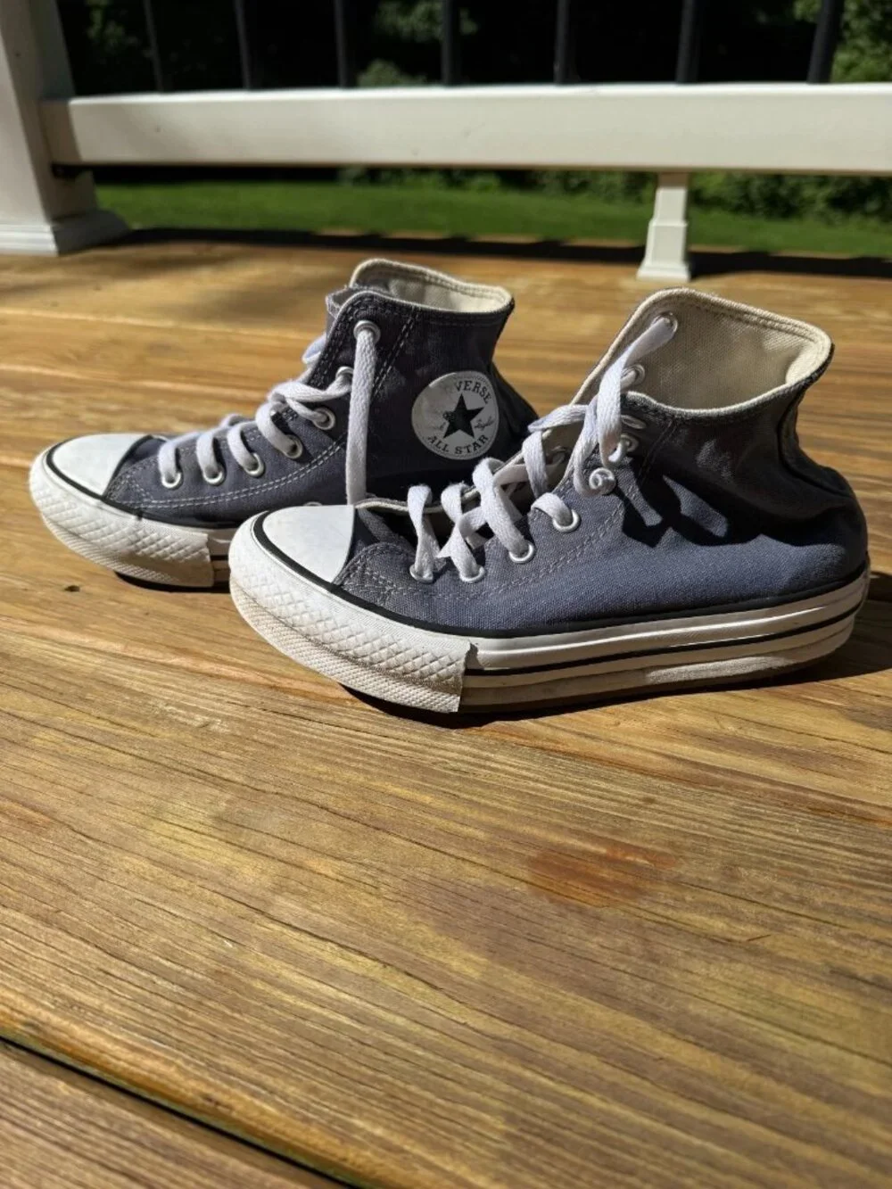 Converse High Top Girls 3Y Gray Sneakers